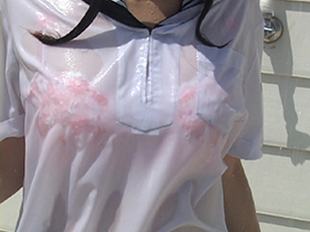 濡れて透ける着衣と下着3　サンプル画像20